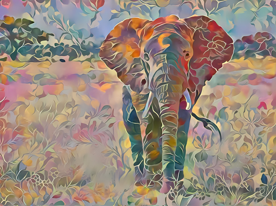 Flower elephant