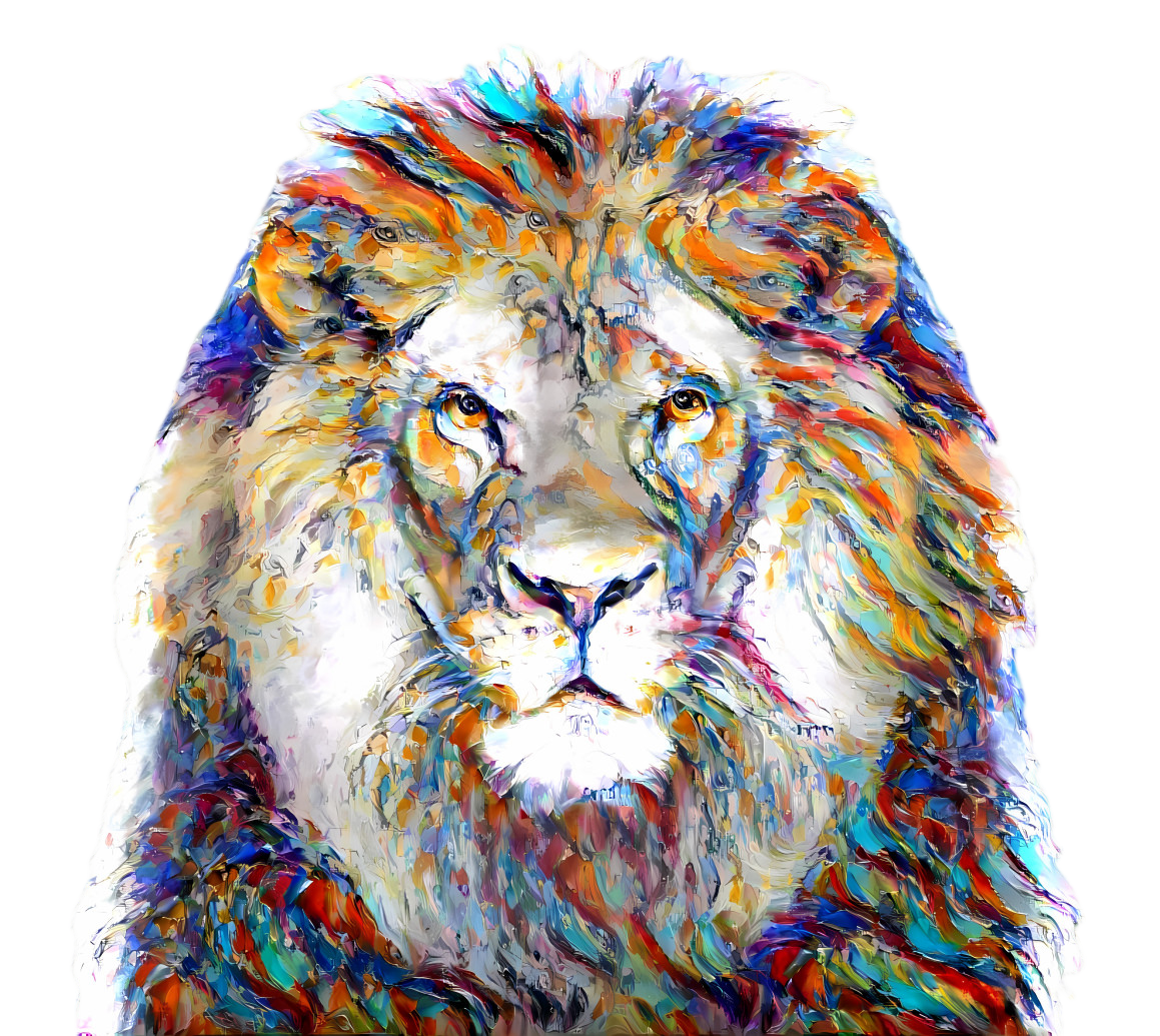 paint lion