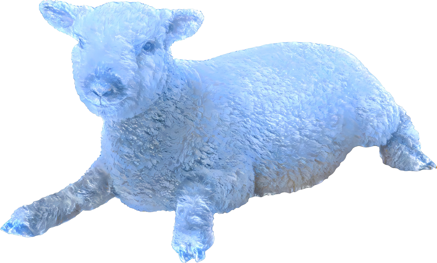 icy sheep