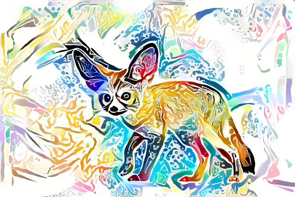 fennet fox painting