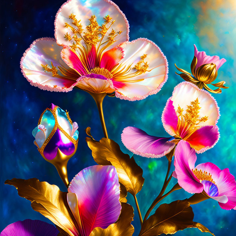 Vibrant flowers 