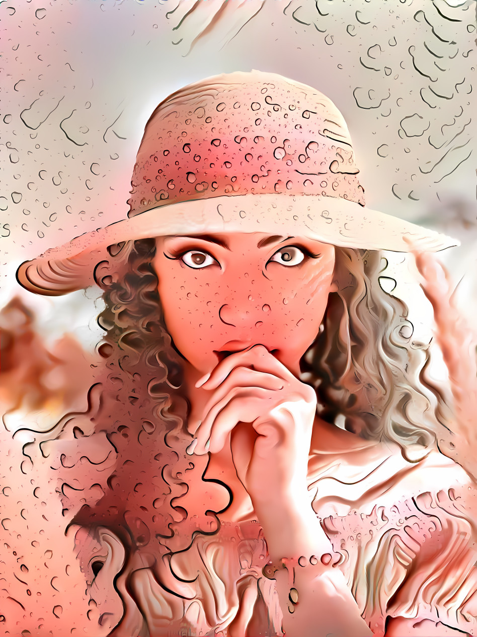 Woman in Straw Hat