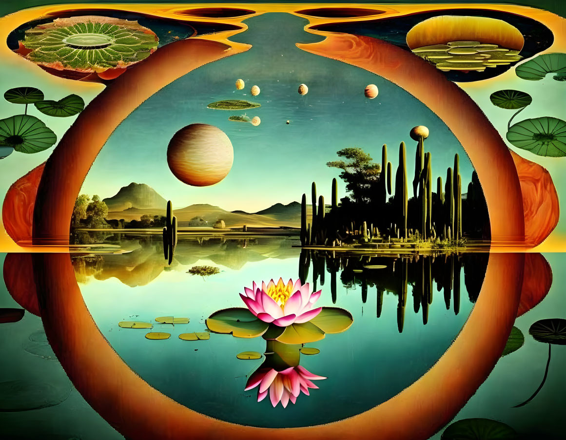 Lotus Pond on Jupiter 