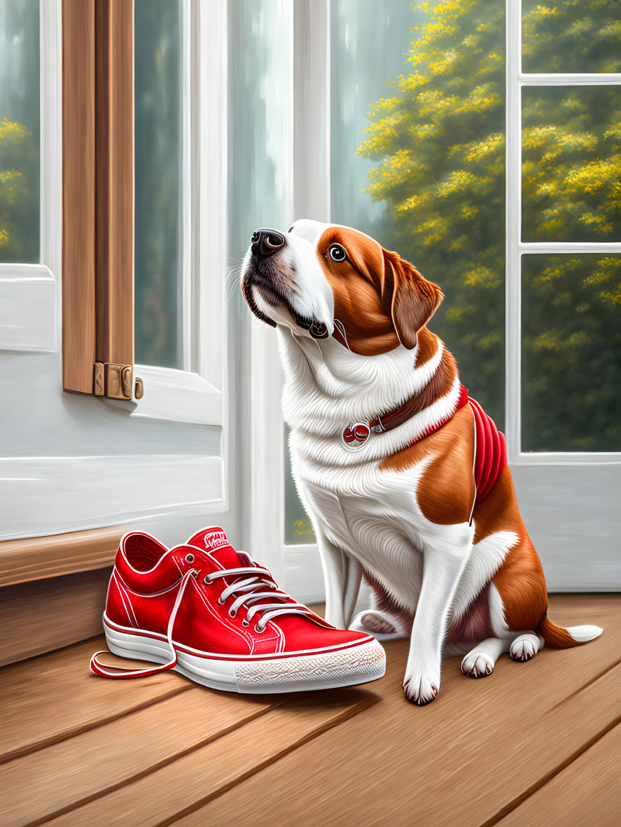 CODA AND THE RED SNEAKER