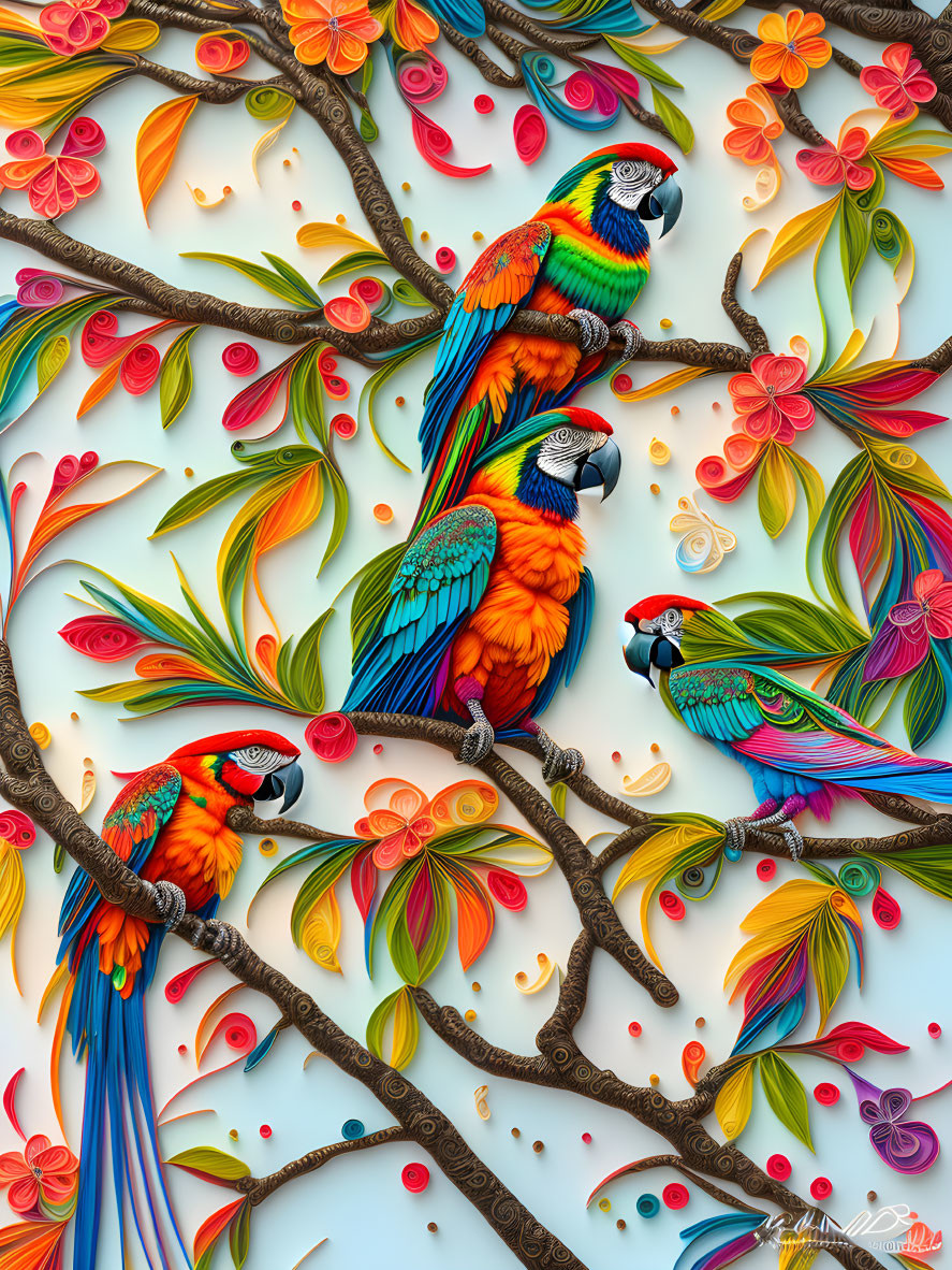 COLORFUL BIRDS
