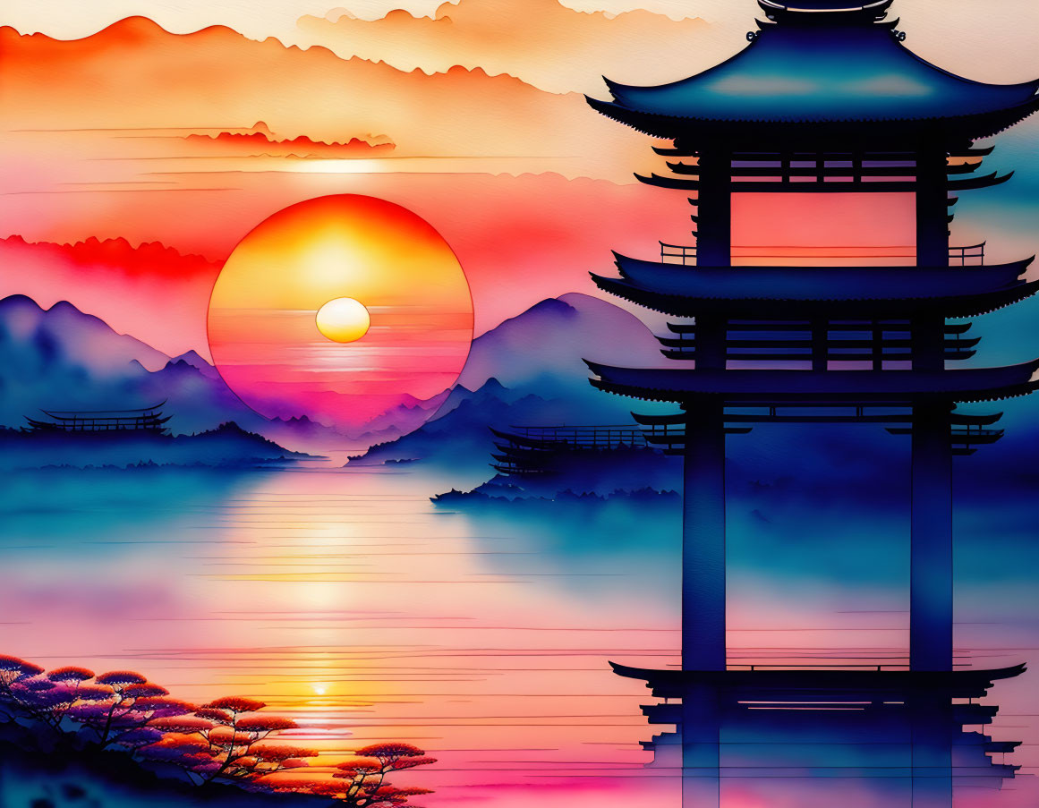 JAPANESE SUNSET