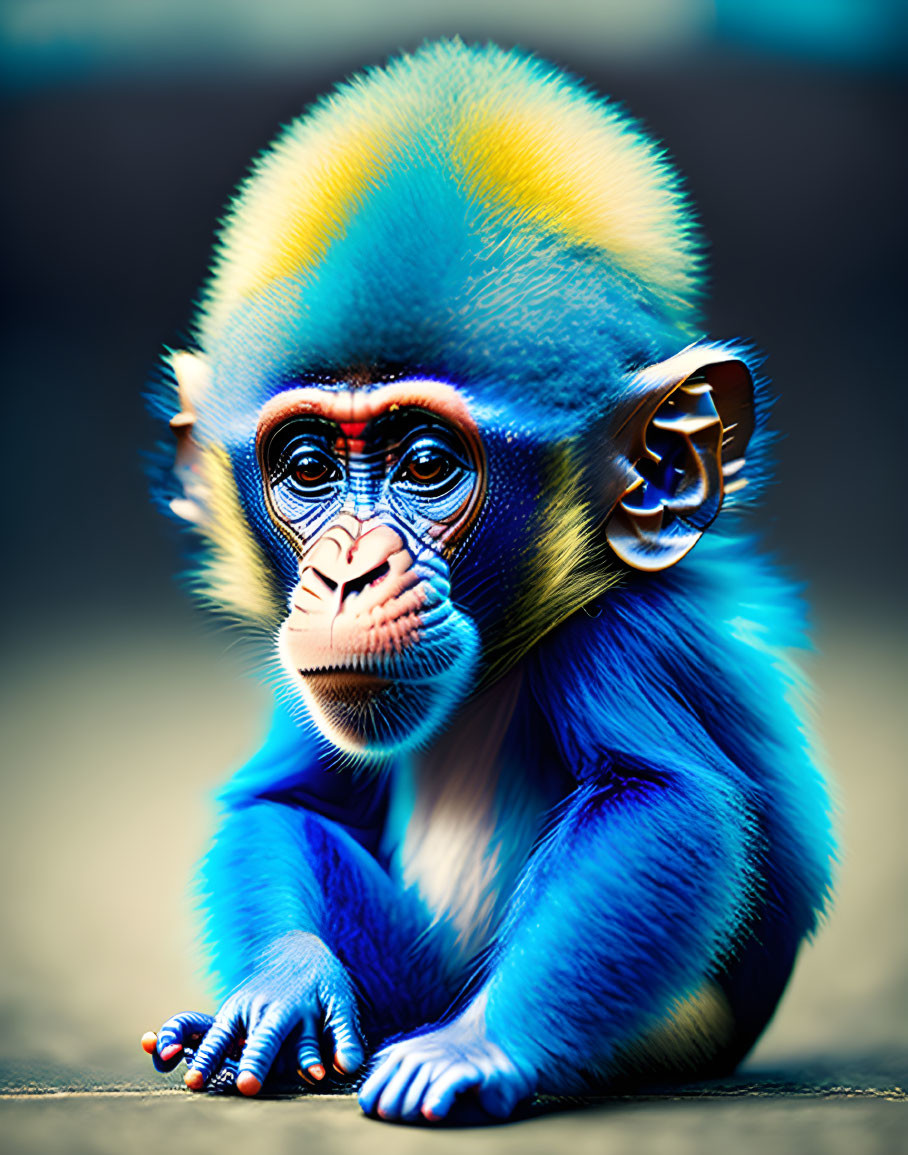 Blue Rhythmic Monkey 2