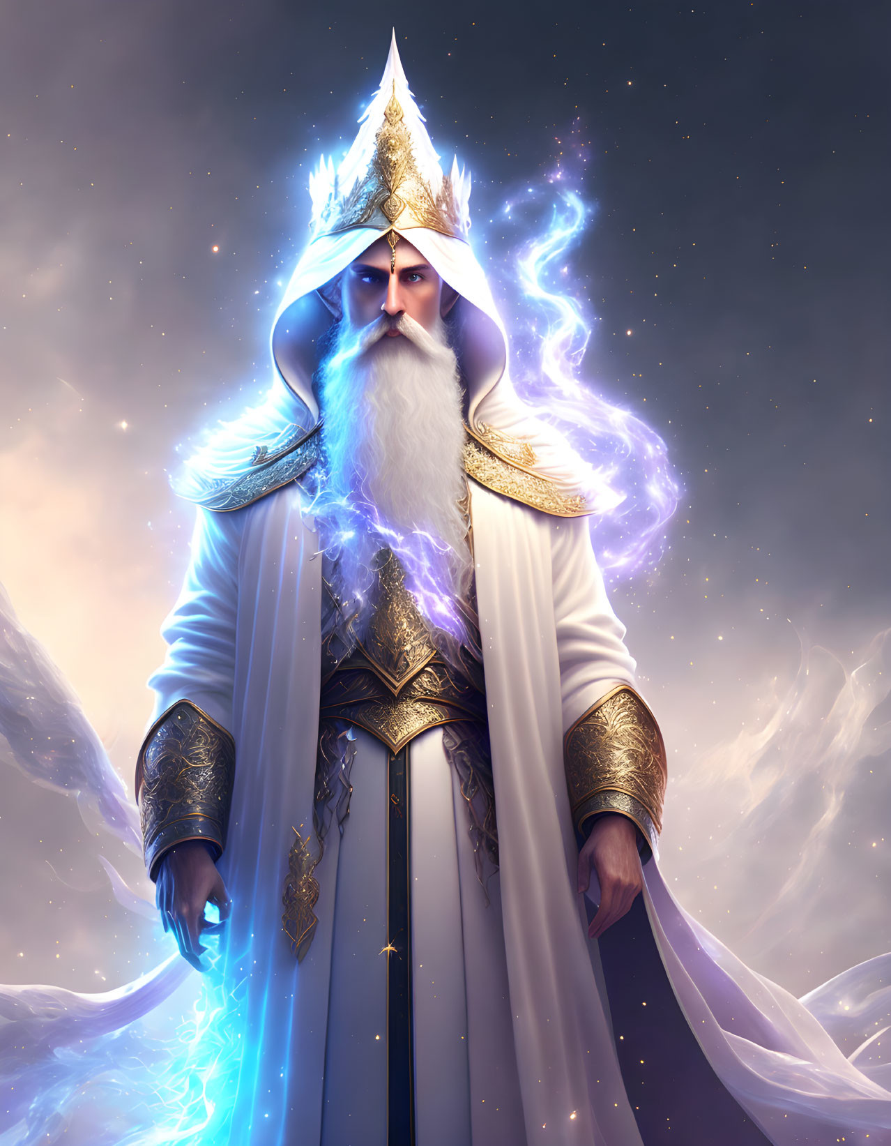 White Self-Existing Wizard 2