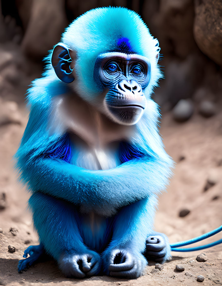 blue electric monkey