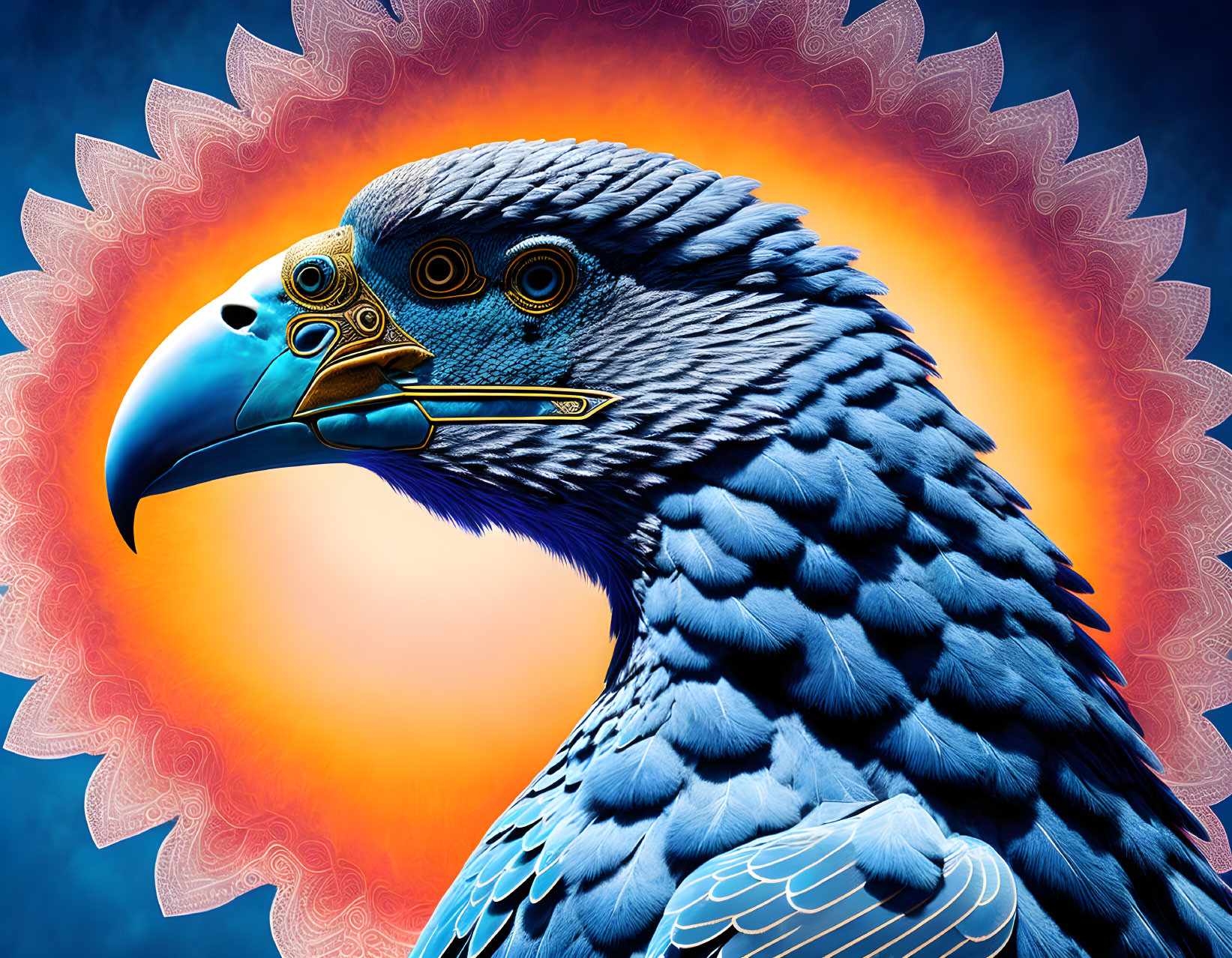 mayan Blue Rhythmic Eagle
