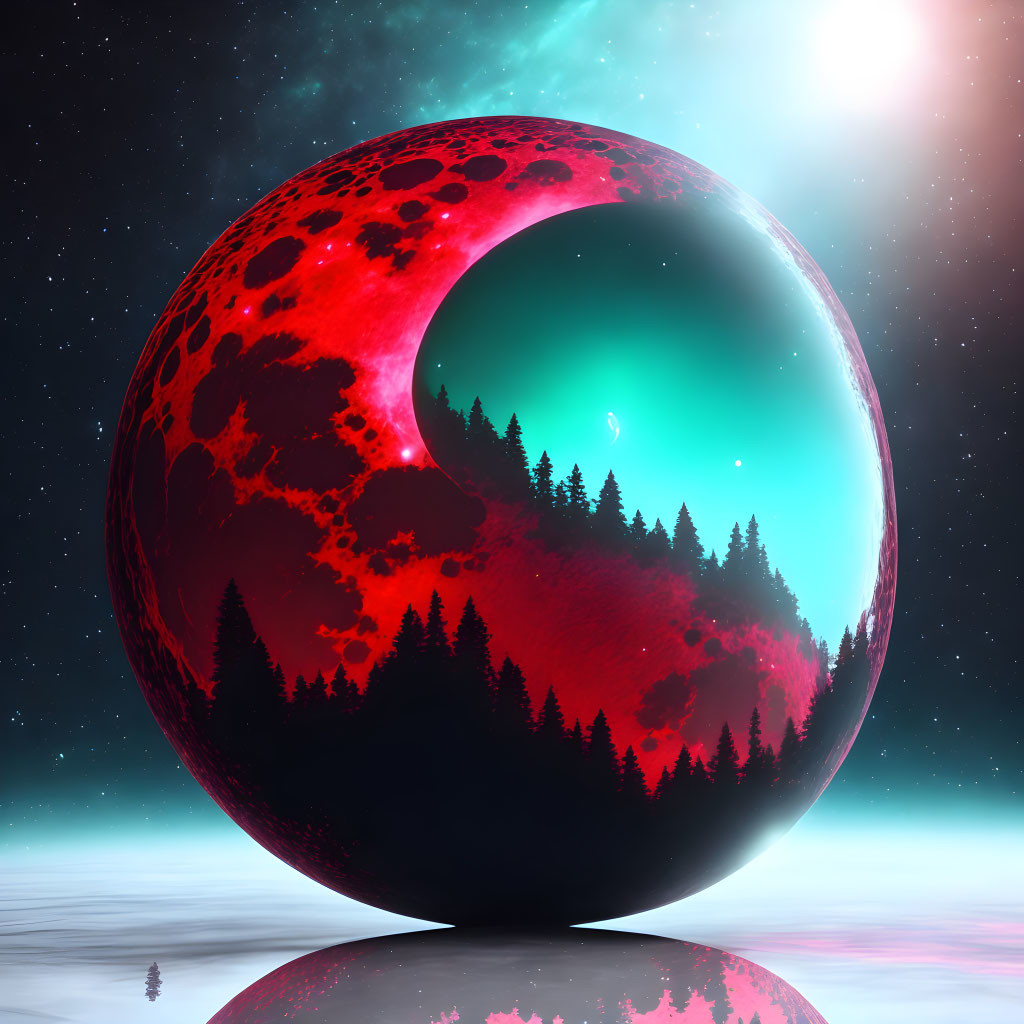 Red Crystal Moon