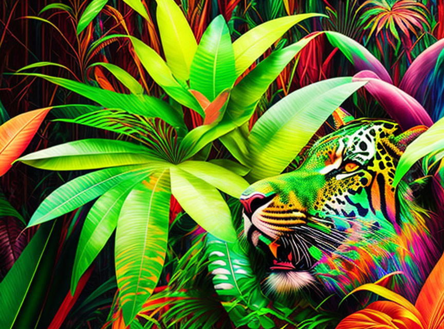psychedelic jungle style
