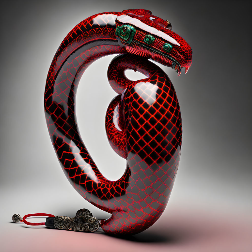 serpent keychain