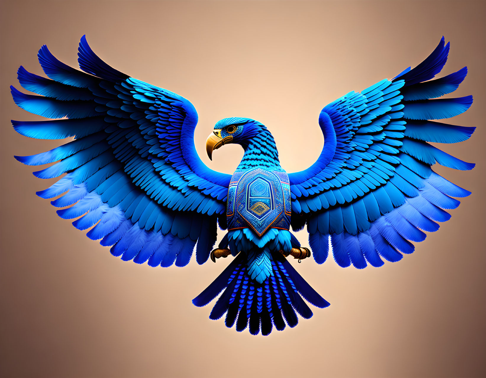 mayan Blue Rhythmic Eagle