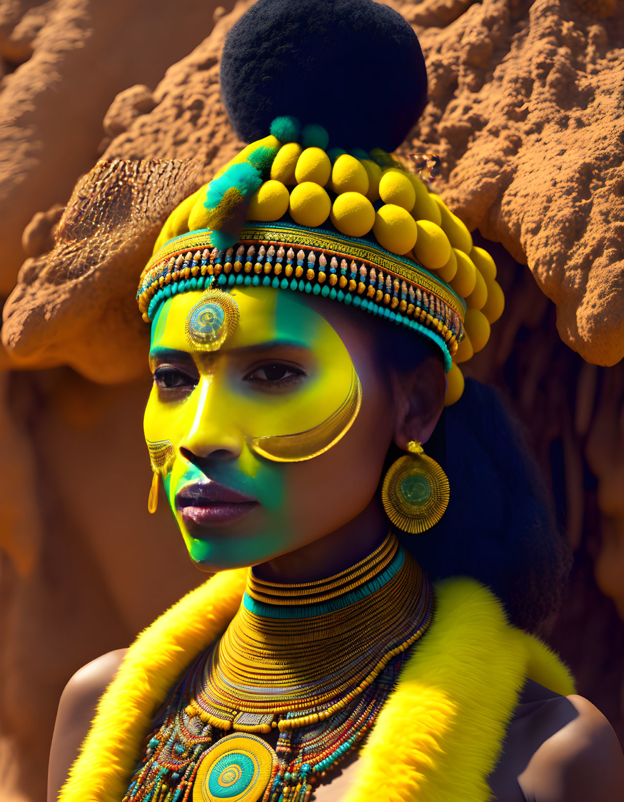 mayan Yellow Self-Existing Human