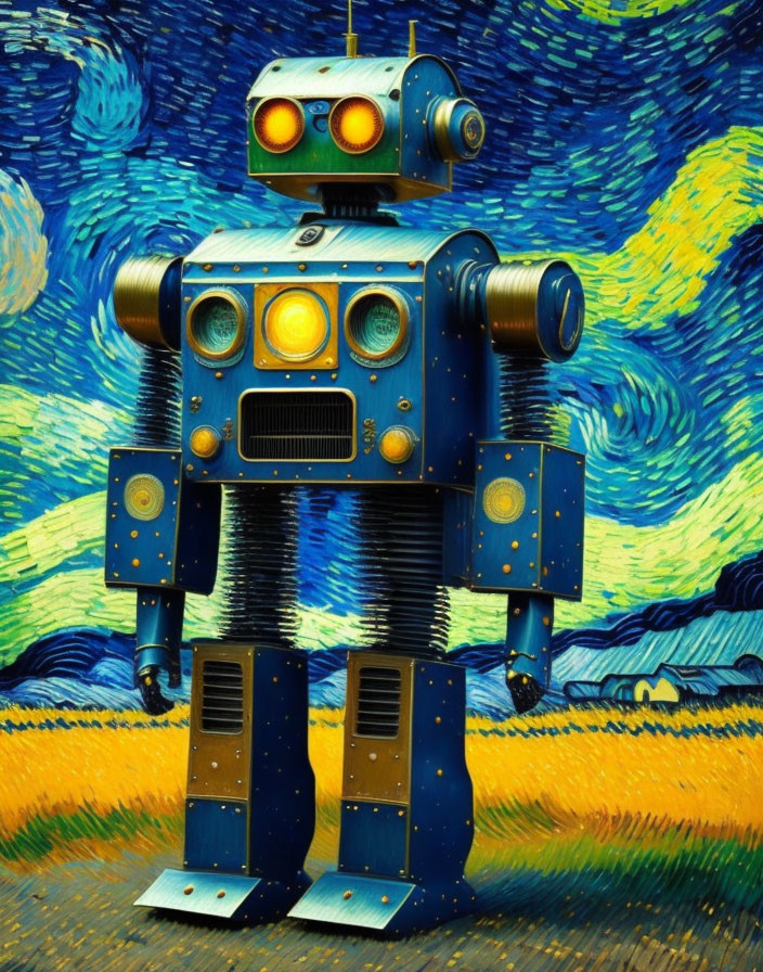 Robot by Van Gogh
