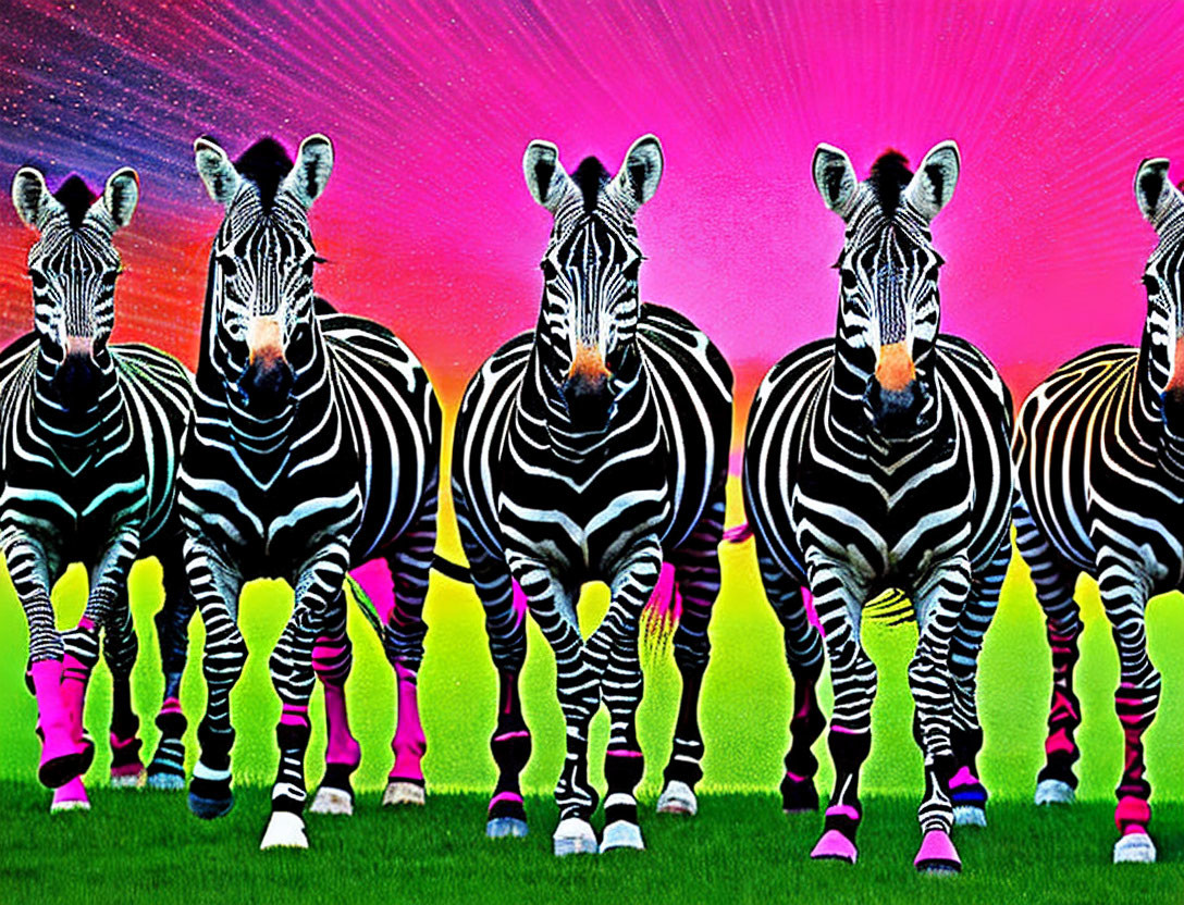 Zebras and The Pink