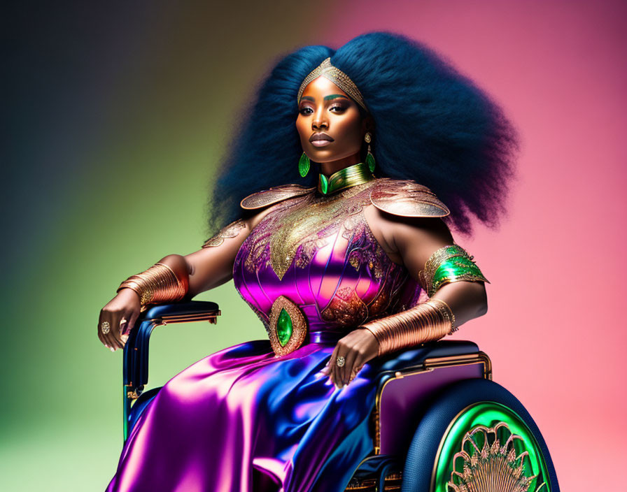 Beautiful Woman in a Wheelchair