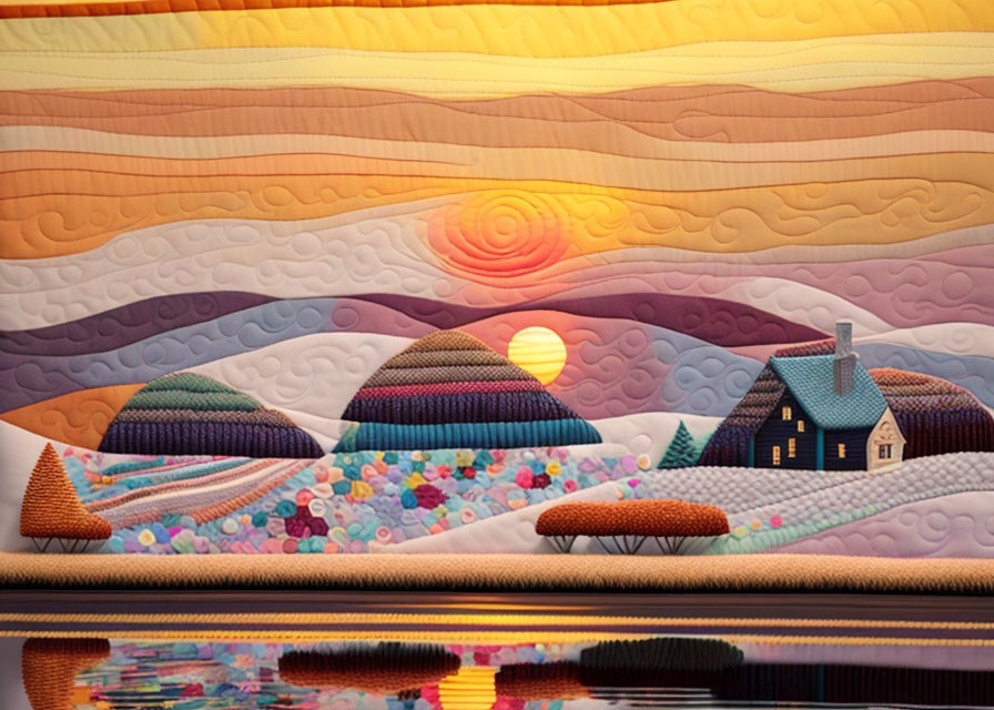 Sunset quilt