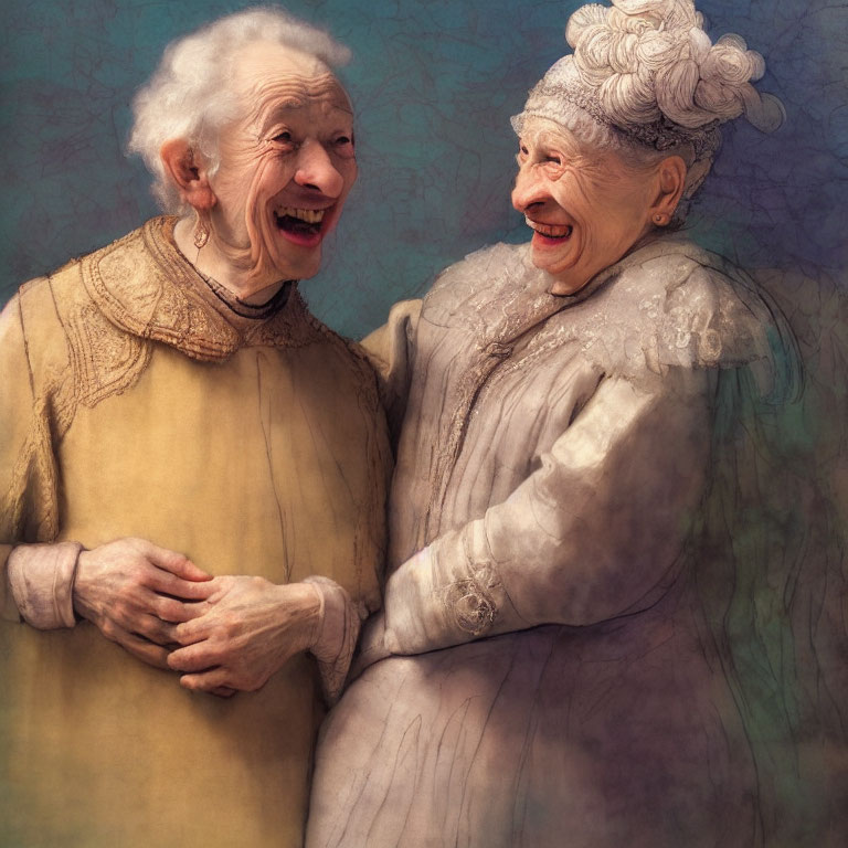 With mirth & laughter, let the wrinkles come.