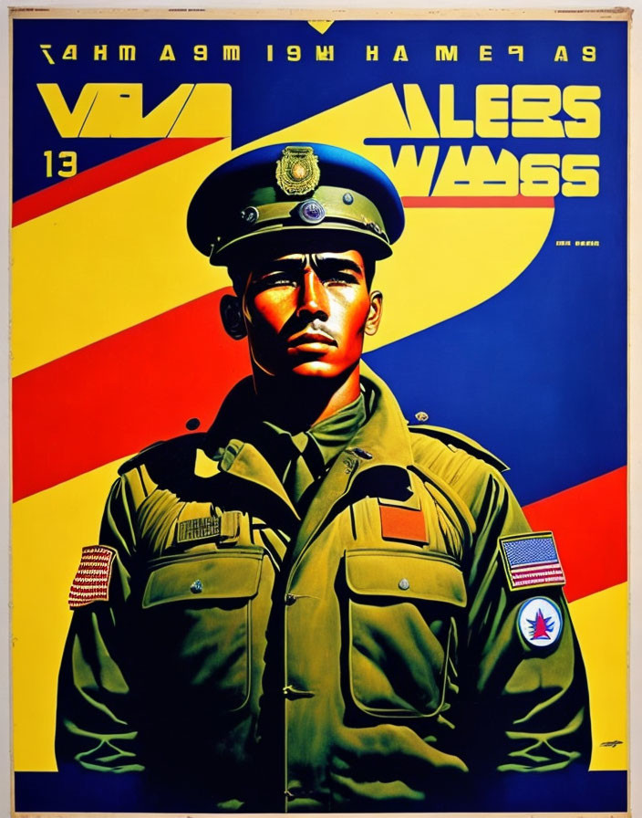 Vintage war poster