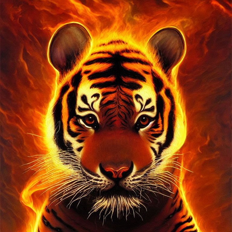 Tyger Tyger, burning bright, In the forests of the