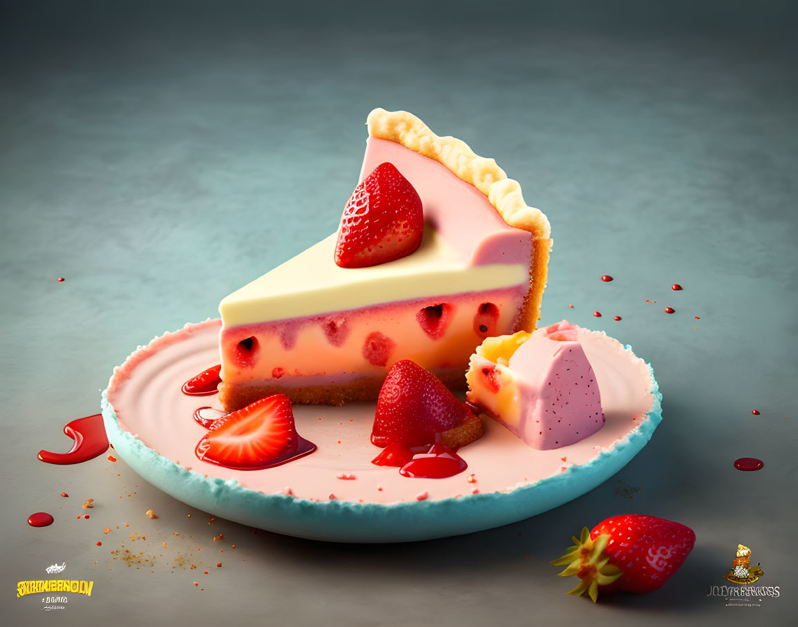 a Delicious Strawberry Cheesecake