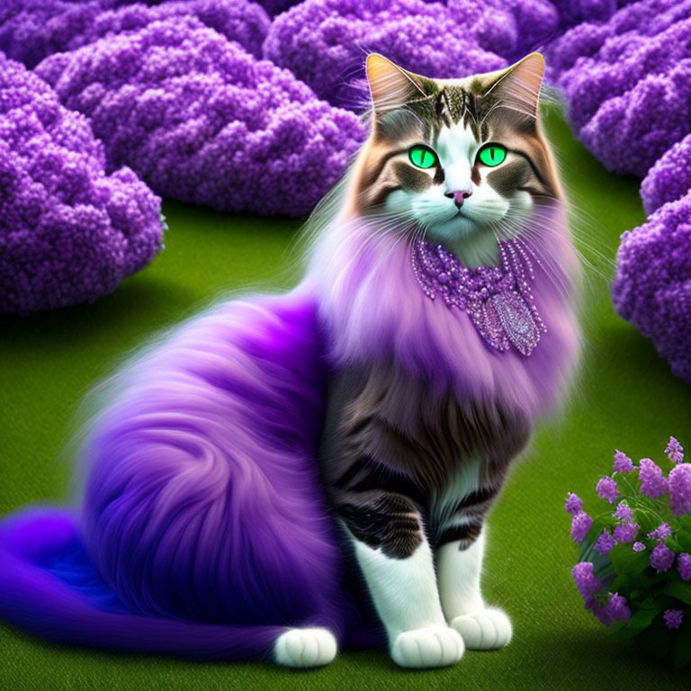 Royal Purple Cat