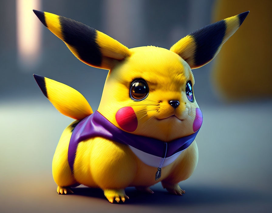 realistic pikachu