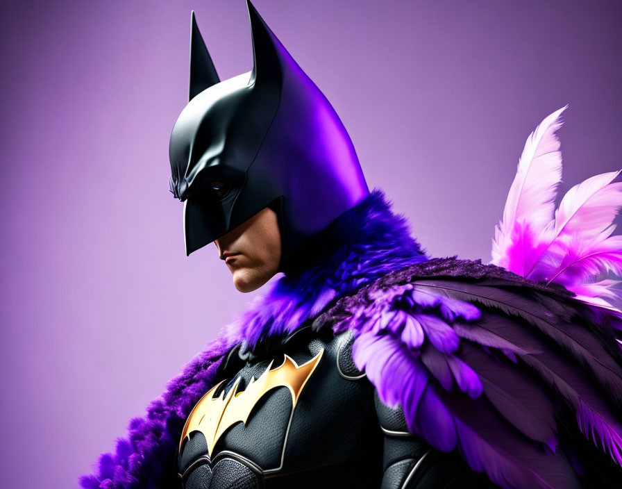  purple feather batman