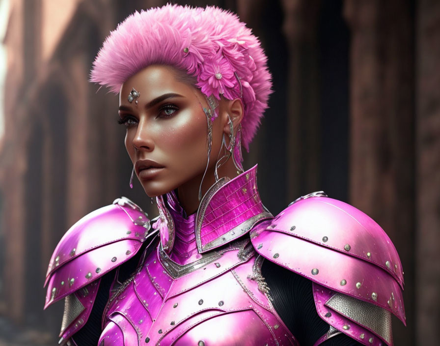pink armor