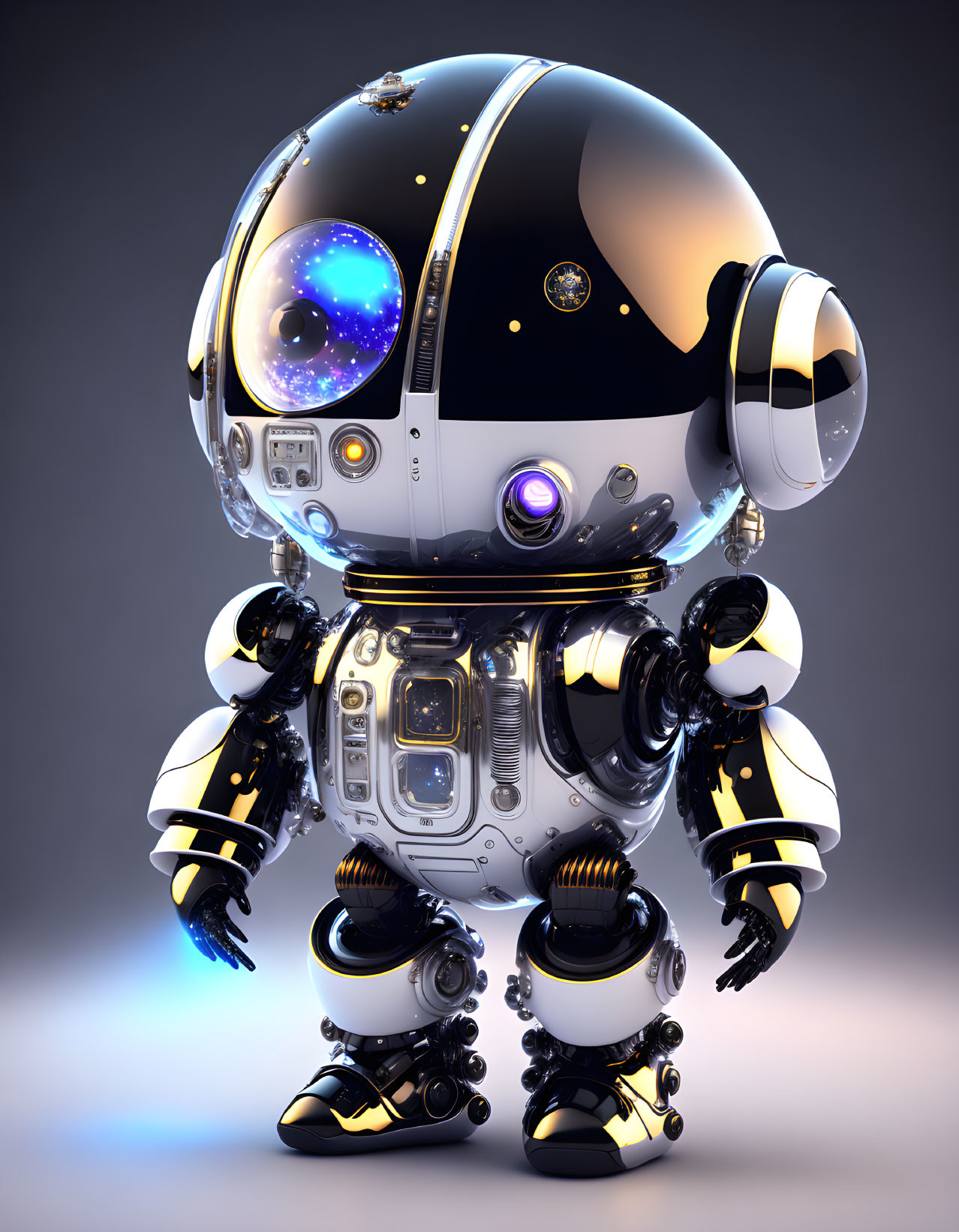 Spacepunk Robot