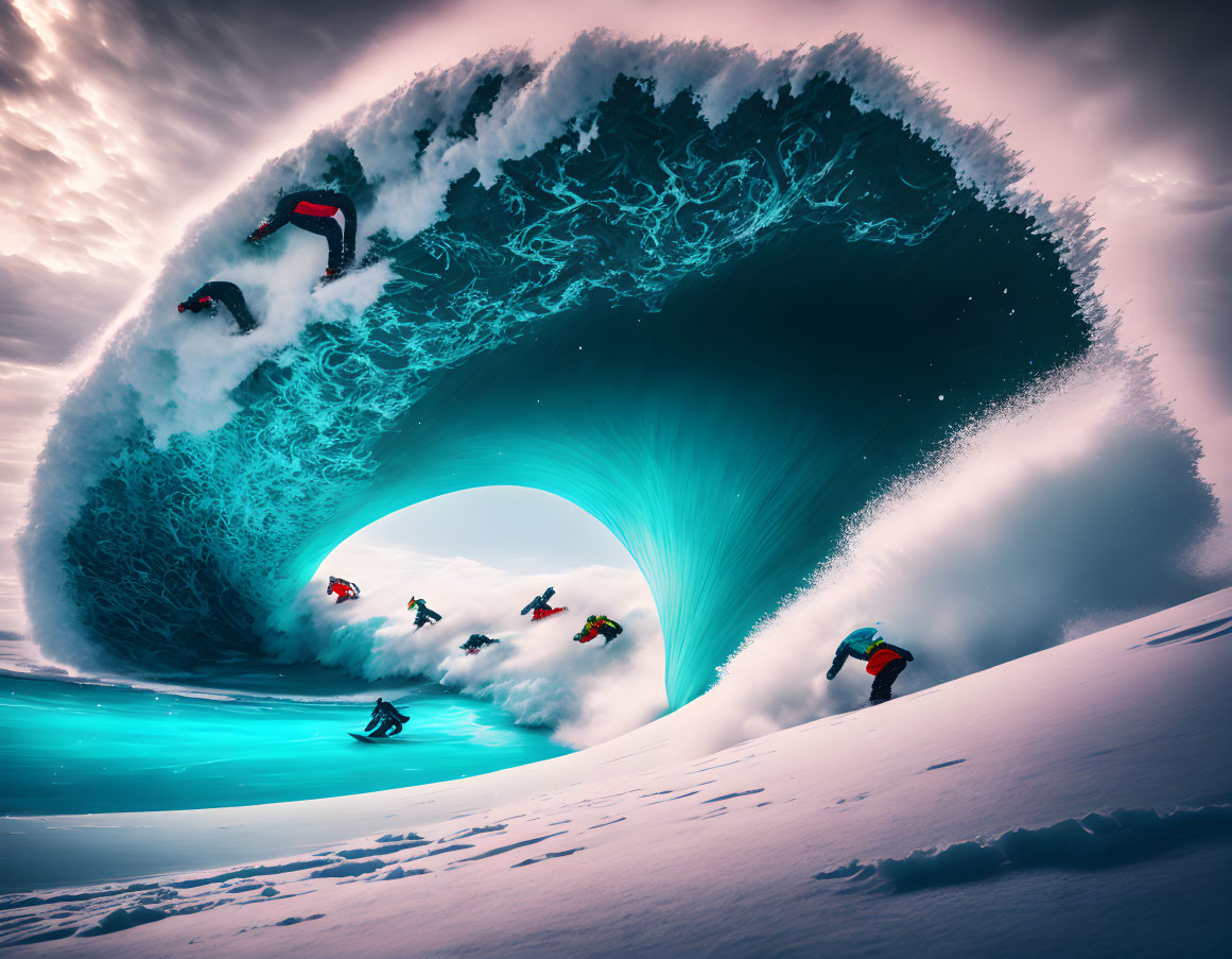 Waves in the Powder