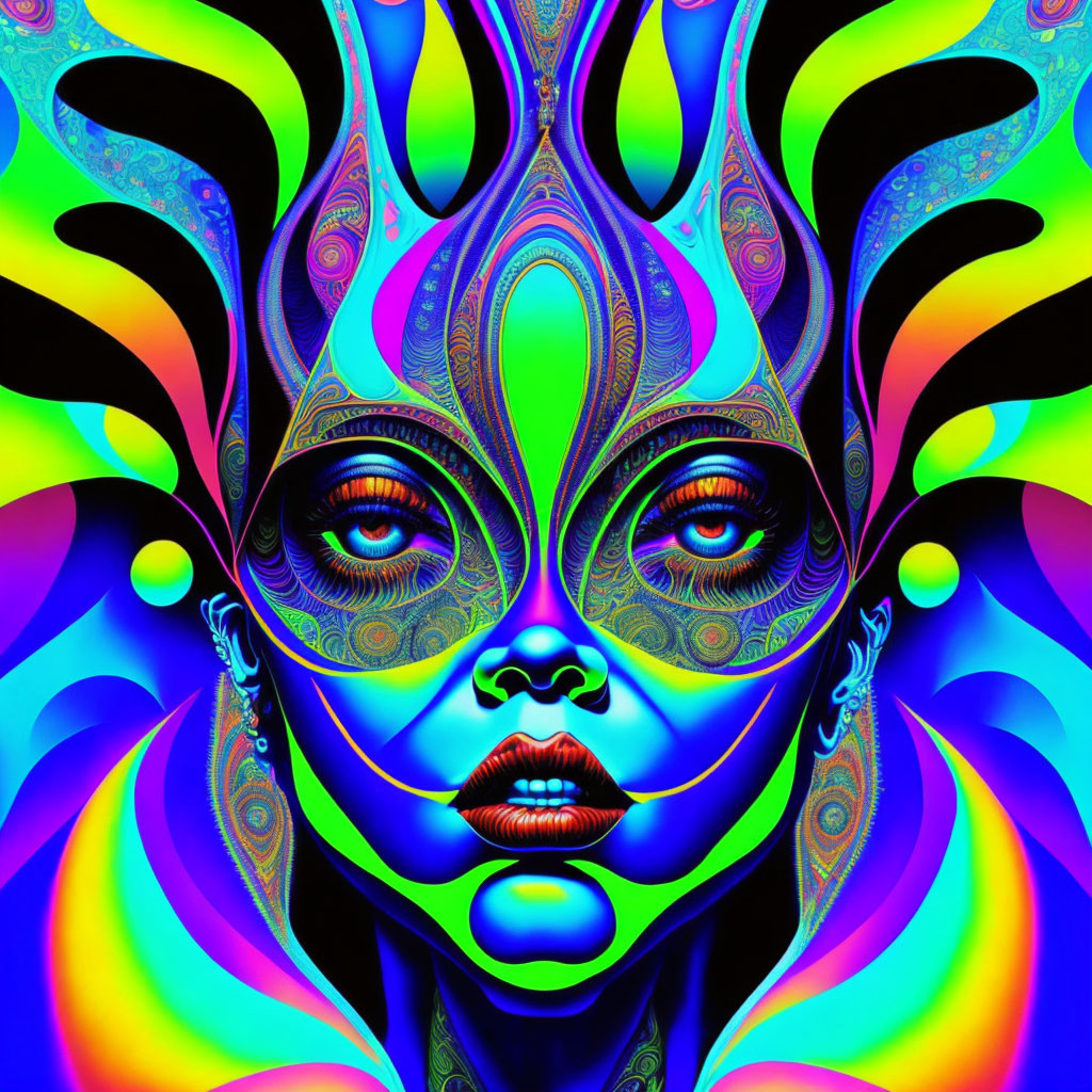 Psychedelic kiss