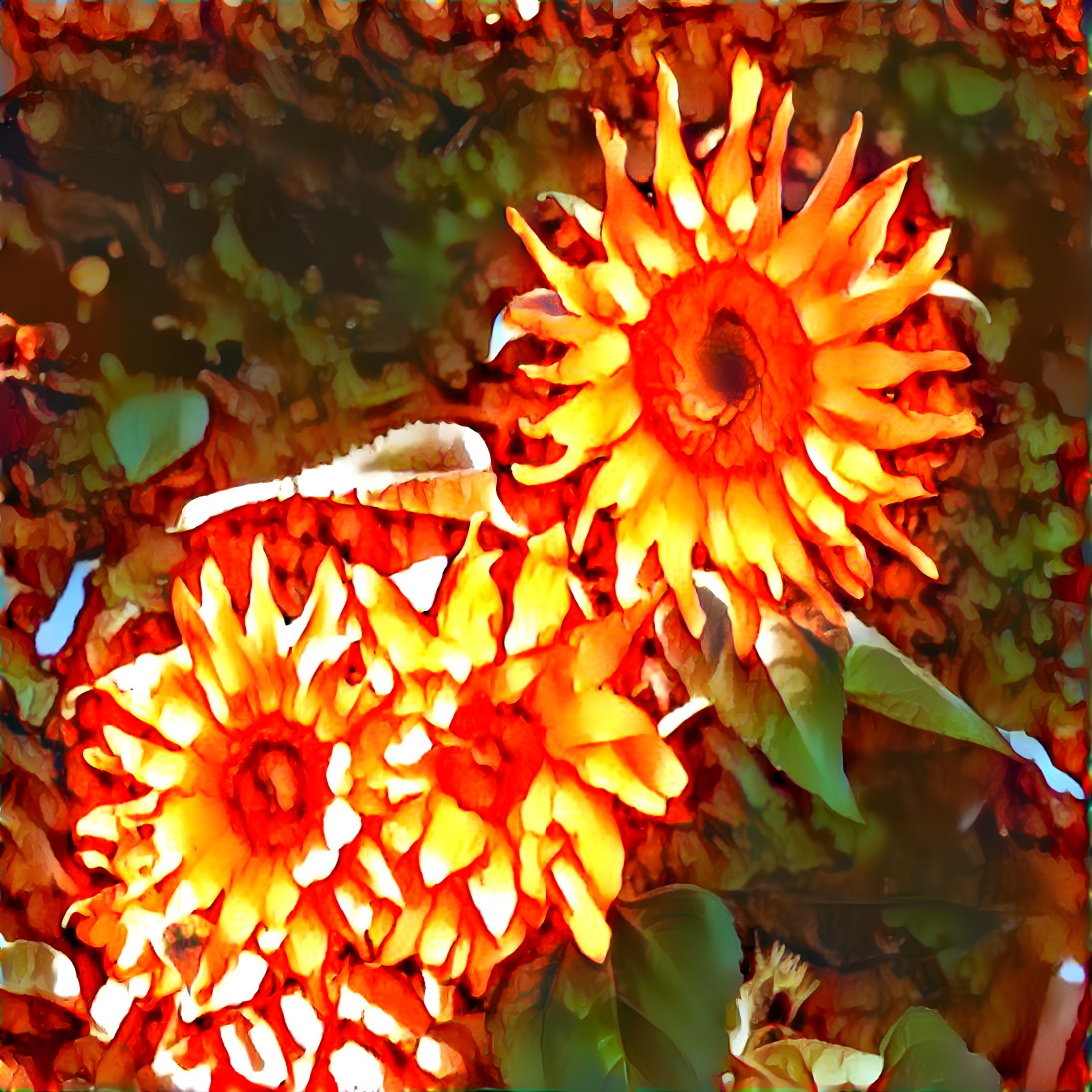 Orange Flowers 