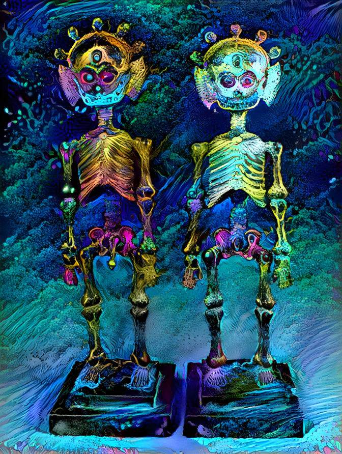 Himalayan Chitapati Skeletons