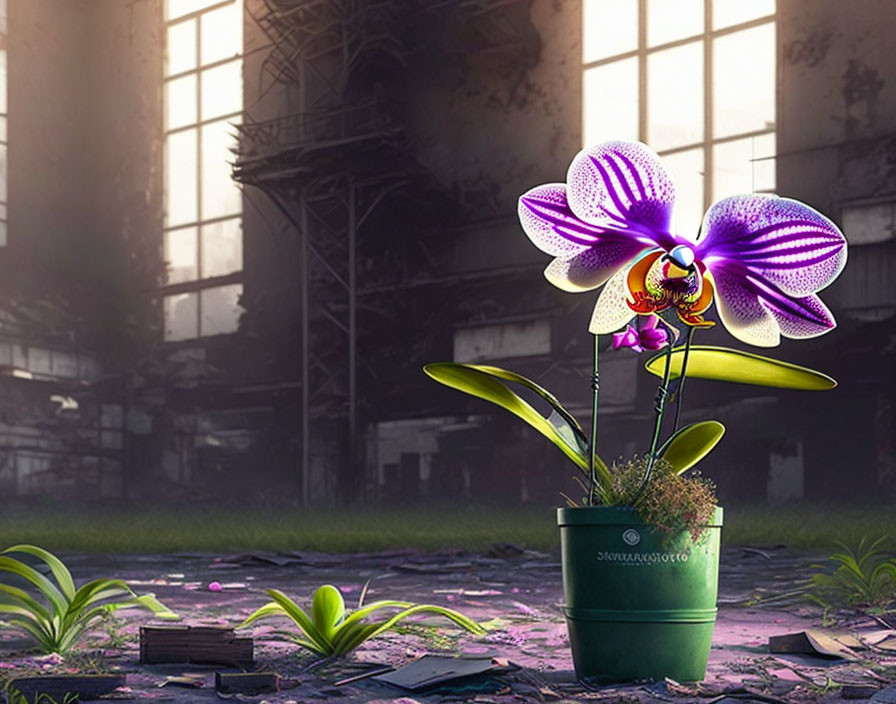 Orchid in the lost place