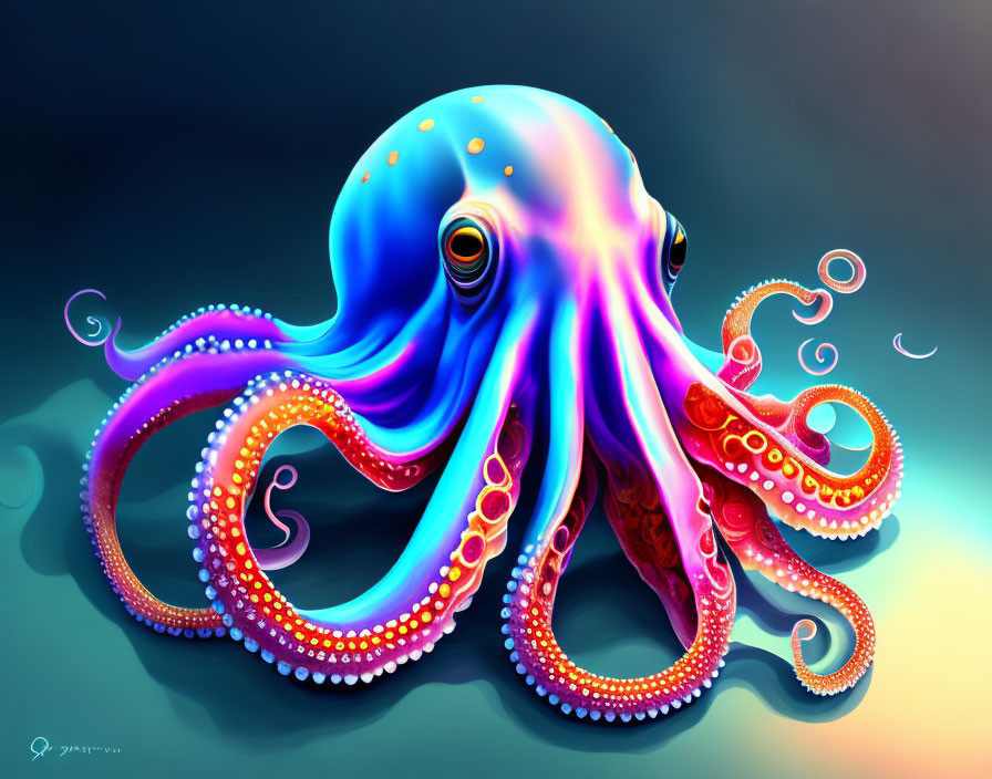 Octopus making love