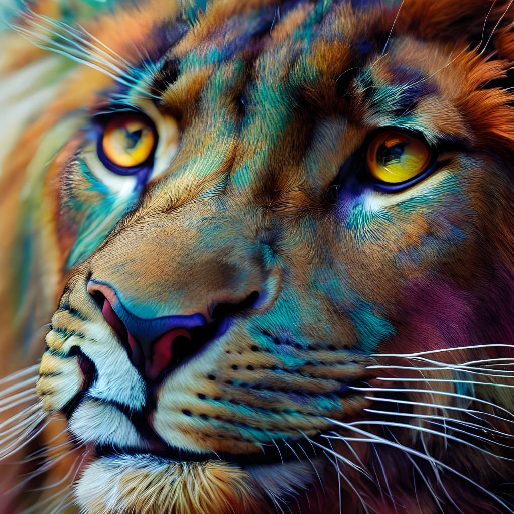 lion of many colors