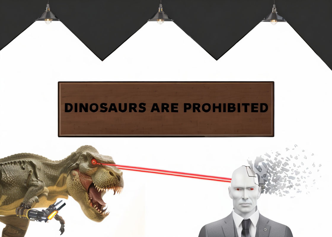 DINOSAURS ARE PROHIBITED