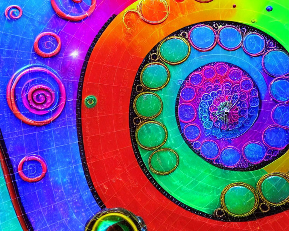 Colorful Abstract Art: Swirling Patterns & Bright Colors
