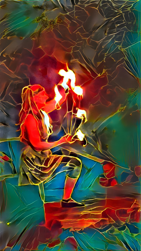 dancer, fire