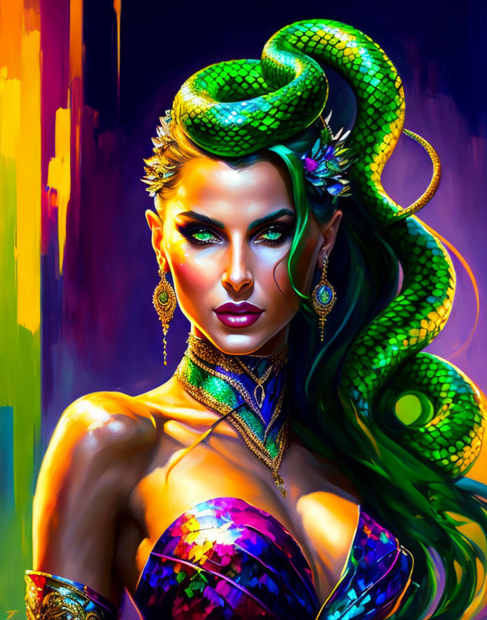 Snake woman