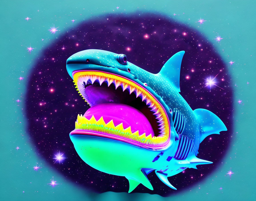 Shark in space doo doo doo doo