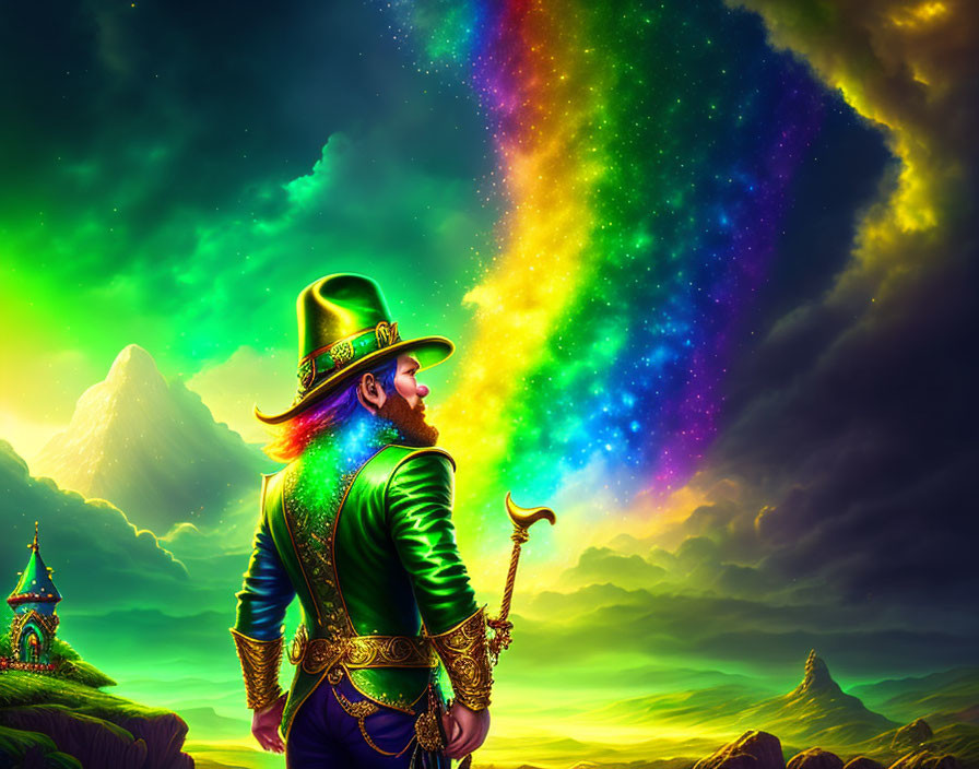 Leprechaun at the End of the Rainbow