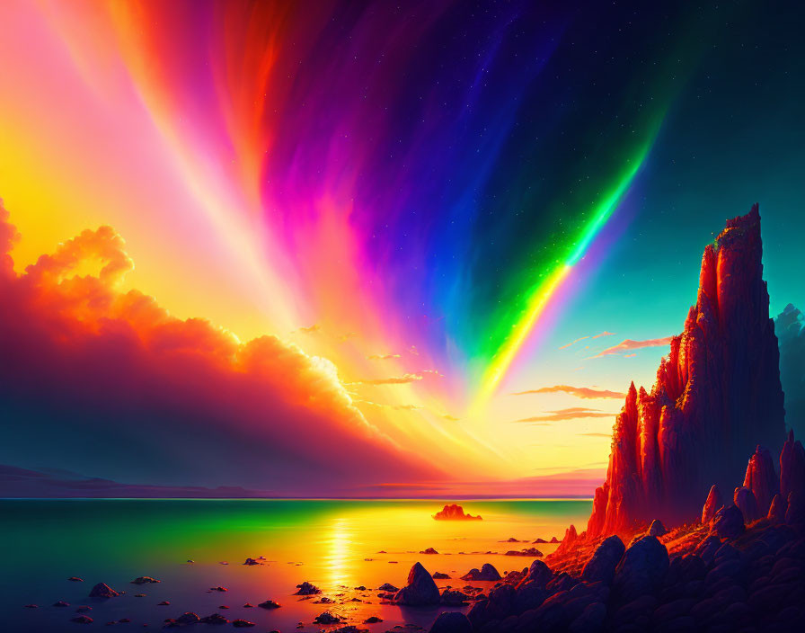 Rainbow Aurora