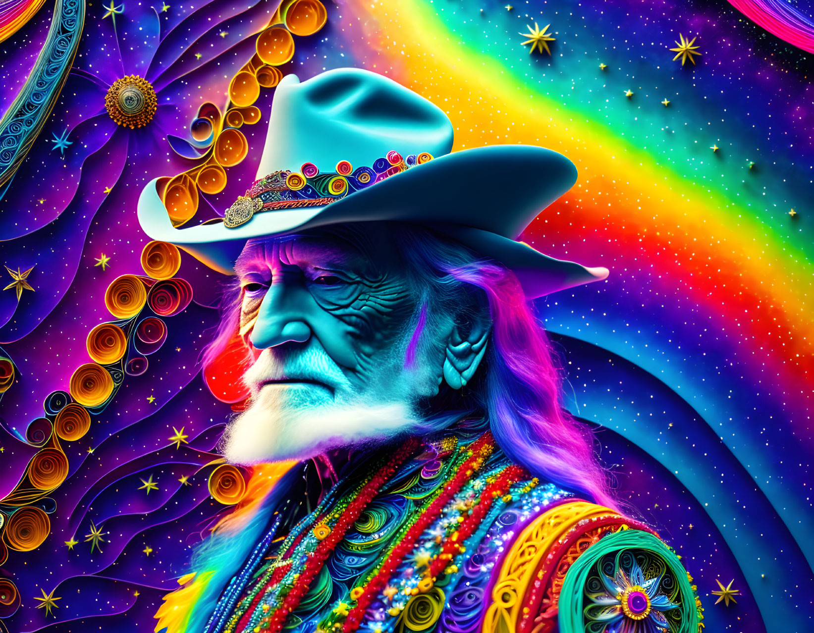 Willie Nelson Space Cowboy 