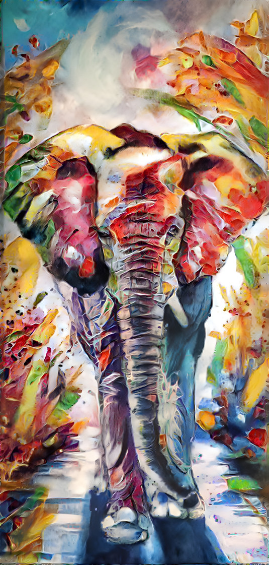 Colorful Elephant 1