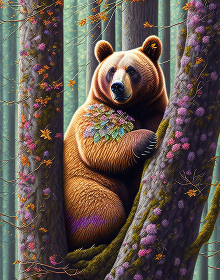 Bear Up A Tree