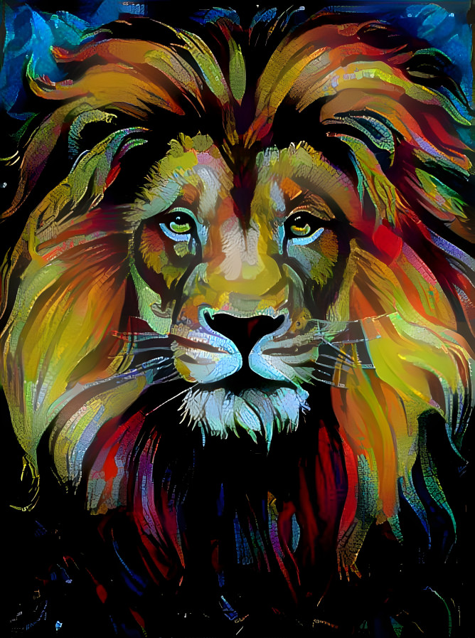 The Colorful Lion King